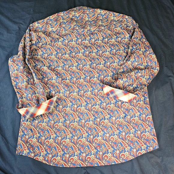 XL Roper Western Pearl Snap shirt - Picture 3 of 3